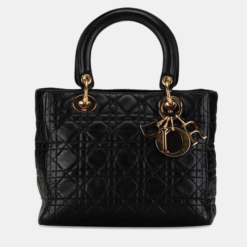 Medium Lambskin Cannage Lady - Dior - Modalova