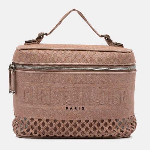 Mesh Embroidered travel Vanity Case Bag - Dior - Modalova