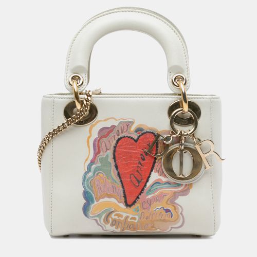 X Niki De Saint Phalle Leather amour Mini Lady Tote Bag - Dior - Modalova