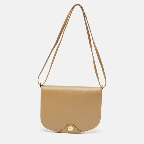 Honeycomb Monogram Coated Canvas and Leather Flap Crossbody Bag - Dior - Modalova