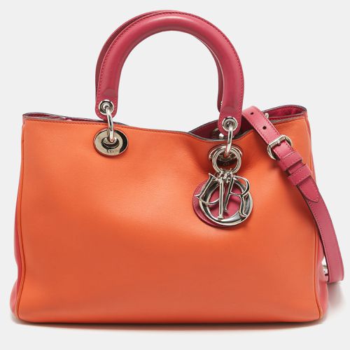 Tricolor Leather Medium issimo Shopper Tote - Dior - Modalova