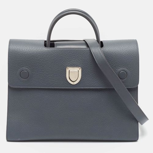 Dark Leather Large ever Top Handle Bag - Dior - Modalova