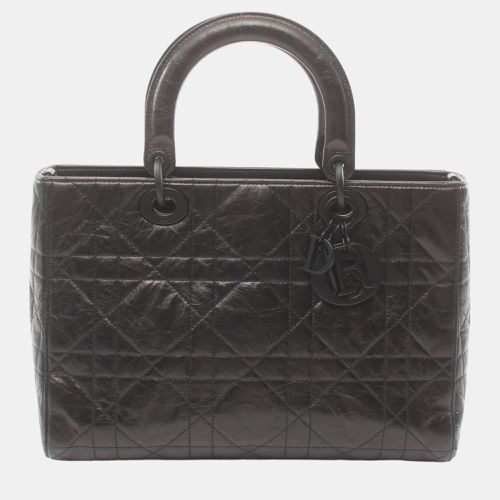 Leather Lady D-Sire Macrocannage Handbag - Dior - Modalova