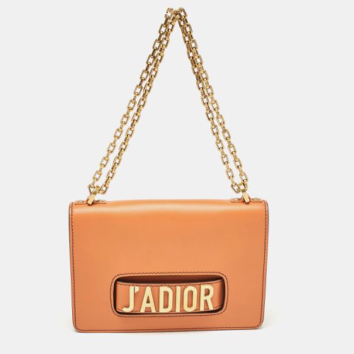 Deep Leather J'A Flap Chain Shoulder Bag - Dior - Modalova