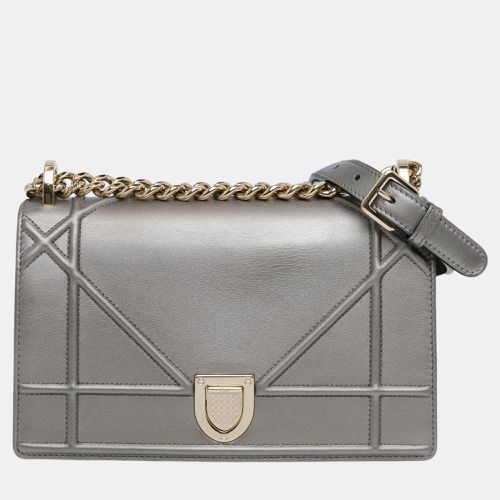 Dior Silver Small Diorama Flap - Dior - Modalova