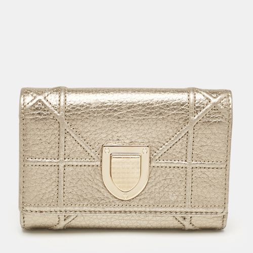 Leather ama Trifold Wallet - Dior - Modalova