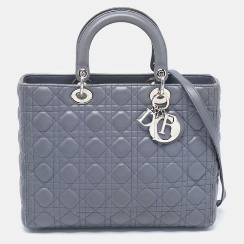 Cannage Leather Large Lady Tote - Dior - Modalova