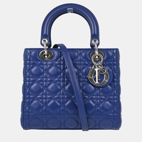 Christian Lambskin Lady Cannage Handbag - Dior - Modalova