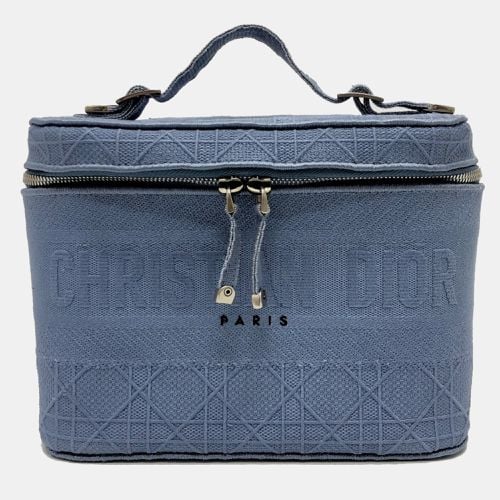 Dior blue Embroidery Vanity bag - Dior - Modalova