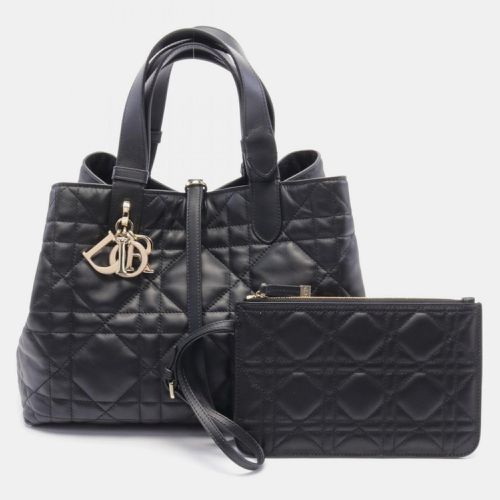 Christian Leather Toujours Medium Macrocannage Handbag - Dior - Modalova