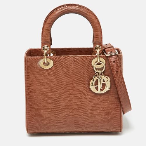 Lizard Medium Lady Tote - Dior - Modalova