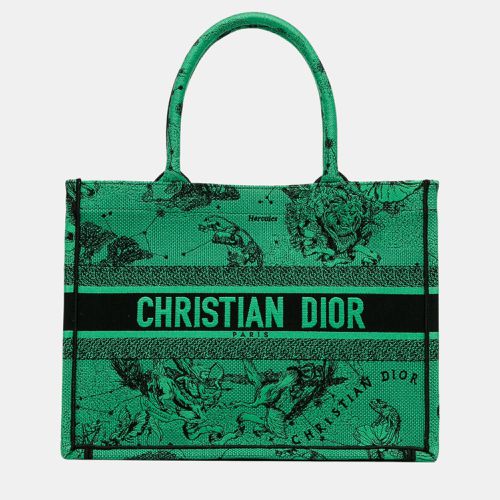 Medium Embroidered Canvas Book Tote - Dior - Modalova