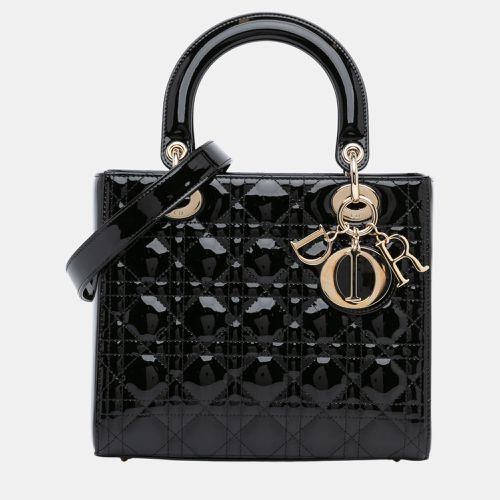 Medium Patent Cannage Lady - Dior - Modalova