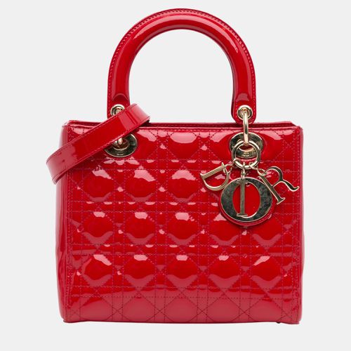 Medium Patent Cannage Lady - Dior - Modalova