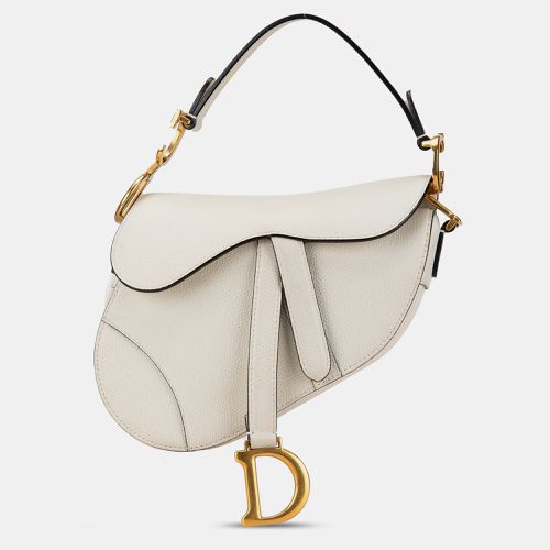 Leather Mini Leather Saddle Bag - Dior - Modalova