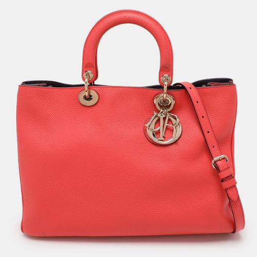 Coral Leather Large issimo Shopper Tote - Dior - Modalova