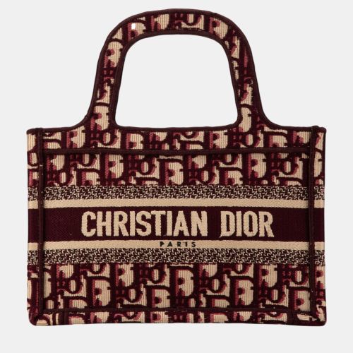 Dior Red Mini Oblique Book Tote - Dior - Modalova