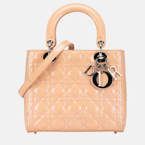 Medium Patent Cannage Lady - Dior - Modalova