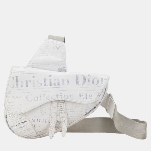 Daniel Arsham Newspaper Print Saddle Bag - Dior - Modalova