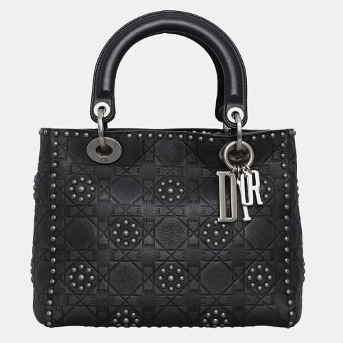 Christian Medium Calfskin Cannage Studded Supple Lady Bag - Dior - Modalova