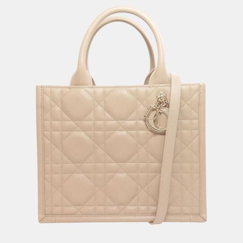 Lambskin Leather Lady Tote Bag - Dior - Modalova