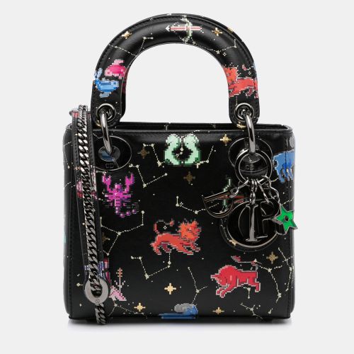 Leather Mini Lady Pixel Zodiac Tote Bag - Dior - Modalova