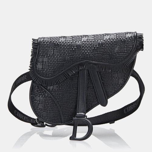 Dior Ultra Matte Woven Saddle Bag - Dior - Modalova