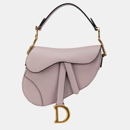 Light Purple Leather Mini Saddle Bag - Dior - Modalova