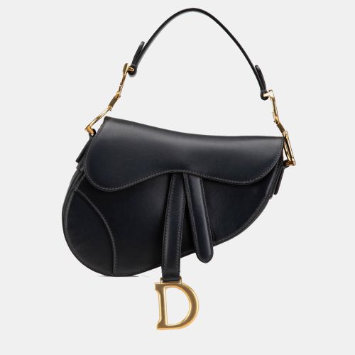 Dior Black Mini Leather Saddle - Dior - Modalova