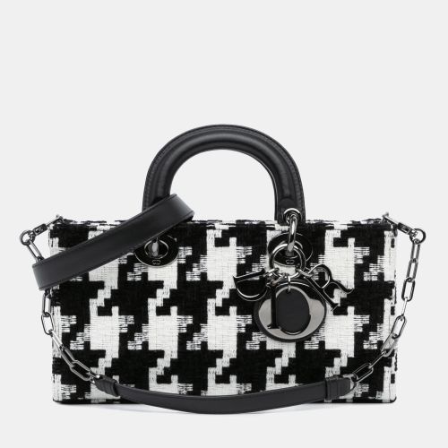 Medium Canvas Macro Houndstooth Lady D Joy - Dior - Modalova