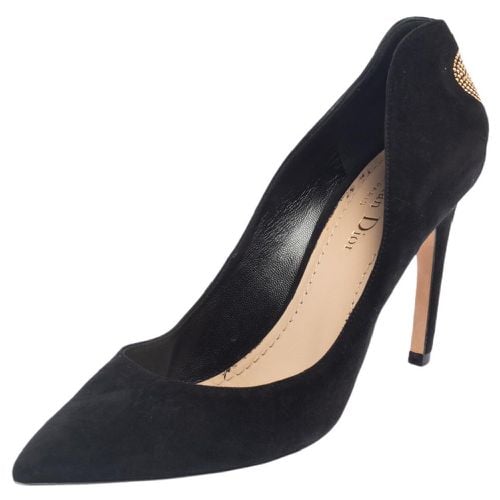 Suede Heart Studded Amour Pumps Size 39 - Dior - Modalova