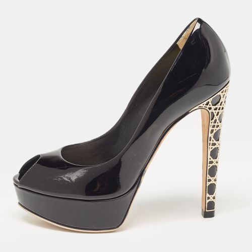 Patent Leather Platform Pumps Size 38 - Dior - Modalova