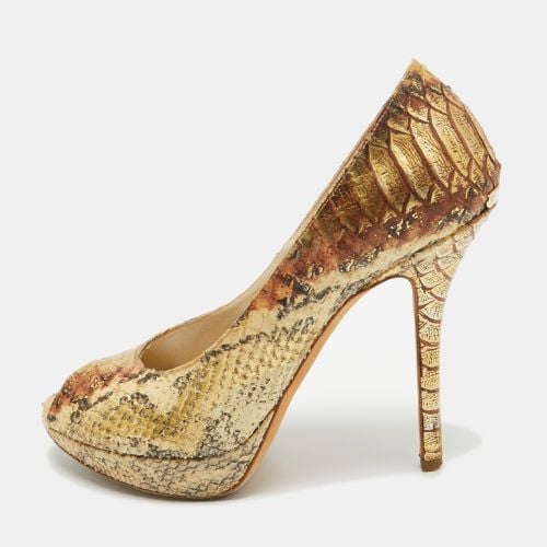 Embossed Python Miss Pumps Size 37 - Dior - Modalova