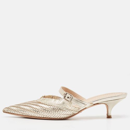 Woven Leather Teddy-D Mules Size 36.5 - Dior - Modalova