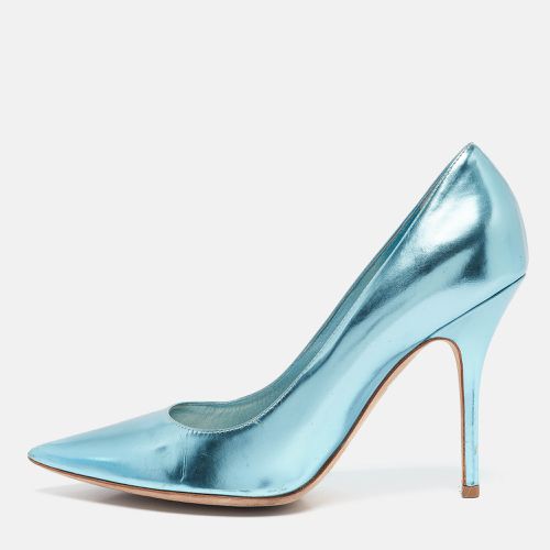 Blue Leather Cherie Pumps Size 38.5 - Dior - Modalova