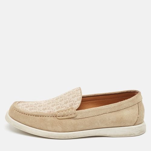 Oblique Canvas and Suede Granville Loafers Size 40 - Dior - Modalova