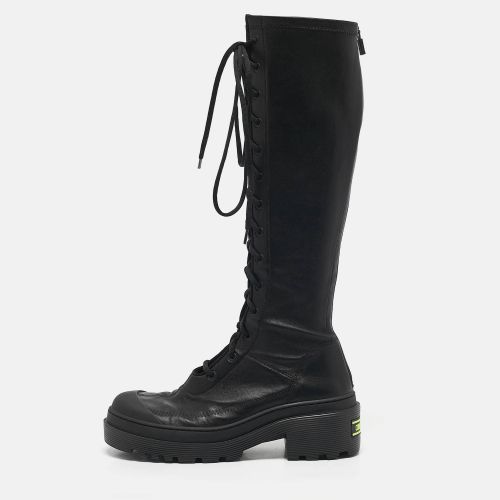 Leather Lace Up Combat Boots Size 38 - Dior - Modalova