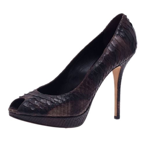 Python Miss Peep Toe Pumps Size 38 - Dior - Modalova