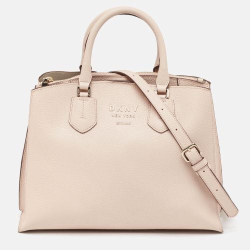 DKNY Pink Pebble Leather Noho Tote - Dkny - Modalova