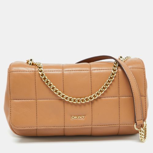 Quilted Leather Flap Shoulder Bag - Dkny - Modalova