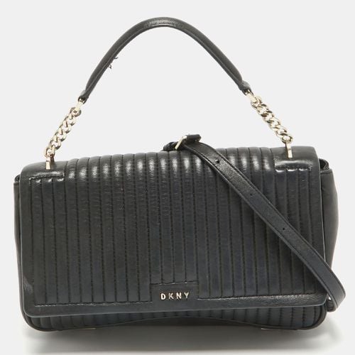 Pinstripe Quilted Leather Gansevoort Top Handle Bag - Dkny - Modalova