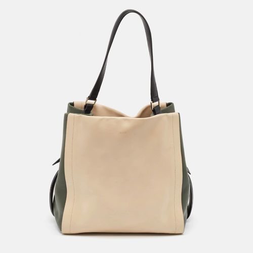 Fatigue Green Leather Hobo - Dkny - Modalova