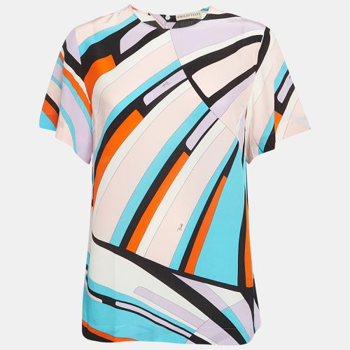 Printed Silk Top S - Emilio Pucci - Modalova