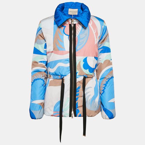 Fluilio Print Nylon Down Jacket S - Emilio Pucci - Modalova