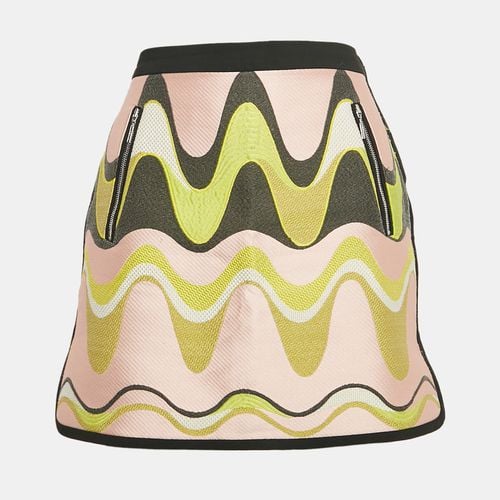 Emilio Pucci Wave Jacquard Mini Skirt M - Emilio Pucci Archivio - Modalova