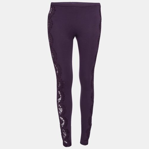 Knit & Lace Inset Leggings S - Emilio Pucci - Modalova