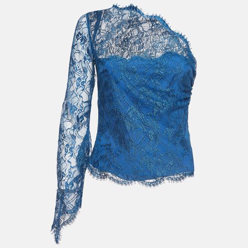 Patterned Lace One Shoulder Top M - Emilio Pucci - Modalova