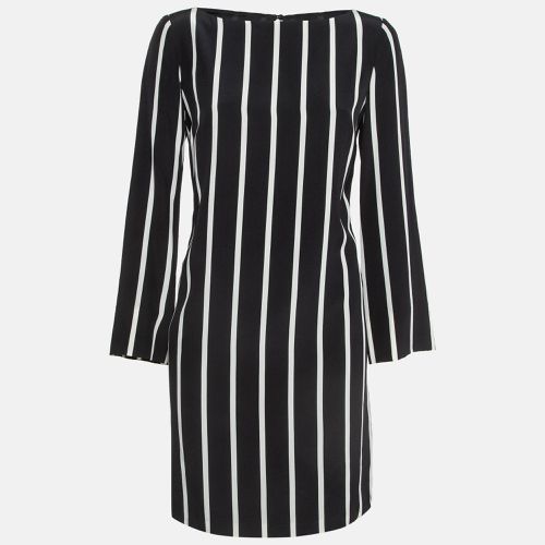 Pinstripe Silk Short Shift Dress M - Emilio Pucci - Modalova