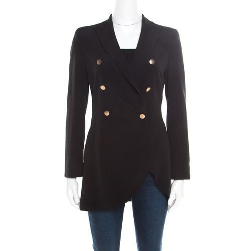 Double Breasted Asymmetric Blazer S - Emporio Armani - Modalova