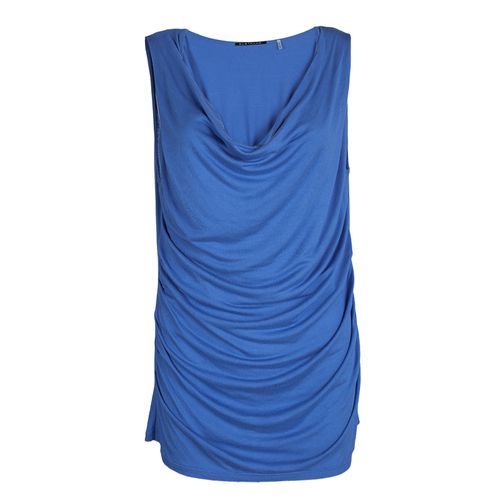 Cobalt cowl Neck Sleeveless Top L - Elie Tahari - Modalova